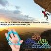 Hand Grip Strengthener,Finger exerciser,Grip Strength Trainer (6 PCS),NEW MATERIAL,Forearm grip workout,Finger Stretcher,Relieve Wrist Pain,Carpal tunnel (Finger exerciser)