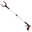 Grabber Reacher Tool,360 Degree Rotating Head,32In Foldable,Trash Claw Grabbers for Elderly,Reaching Tool,Litter Picker,Arm Extension (Orange)