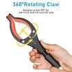 Grabber Reacher Tool,360 Degree Rotating Head,32In Foldable,Trash Claw Grabbers for Elderly,Reaching Tool,Litter Picker,Arm Extension (Orange)