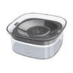 Pet Water Bowl, No Spill Slow Water Feeder, Clear Pet Water Dispenser, Visible Water Level, Slow Drinking Bowl for Small Medium Large Dogs Cats