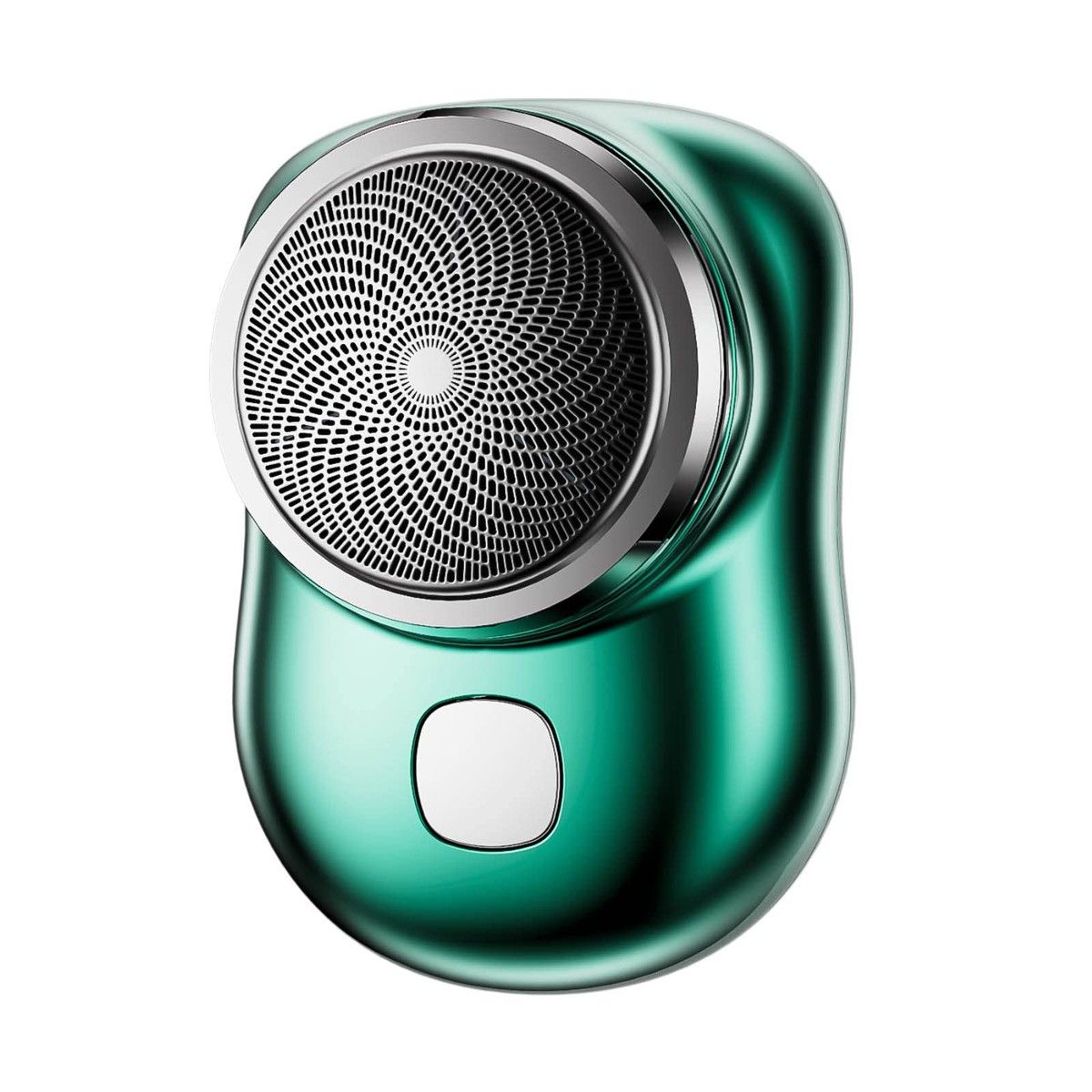 Electric Razor for Men,Newest Mini-Shave Portable Electric Shaver,Pocket Size Portable Shaver Wet and Dry Mens Razor USB Rechargeable Shaver Easy One-Button Use for Home,Car,Travel (Green)