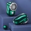 Electric Razor for Men,Newest Mini-Shave Portable Electric Shaver,Pocket Size Portable Shaver Wet and Dry Mens Razor USB Rechargeable Shaver Easy One-Button Use for Home,Car,Travel (Green)