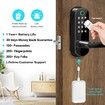 Smart Lock,Keyless Entry Door Lock,Keyless Door Lock,Fingerprint Door Lock,Biometric Door Lock,Keypad Door Lock,Digital Door Lock (Black)