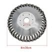 8 Inch Steel Wire Brush Cutter Head Weed Trimmer Replacement Cutting Tool Heavy Duty Grass Cutter Blade