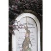 Arch Window Frame French Country Wall Decor, Rabbit Wall Decor 30 x 20 cm