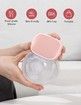 Wearable Hands-Free Electric Breast Pump Portable In-Bra Breastfeeding Pump 2 Modes 5 Levels 24mm Pink 2pcs