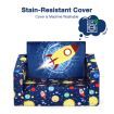 2in1 Kids Sofa Bed Couch Flip Out Lounger Chair Children Comfy Convertible Sleeper Bedroom Playroom Open Outer Space
