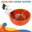 Automatic Chicken Water Cup Set of 5 | Chicken Water Feeder Suitable for Chickens, Duck, Goose, Turkey and Bunny | Poultry Water Feeder Kit