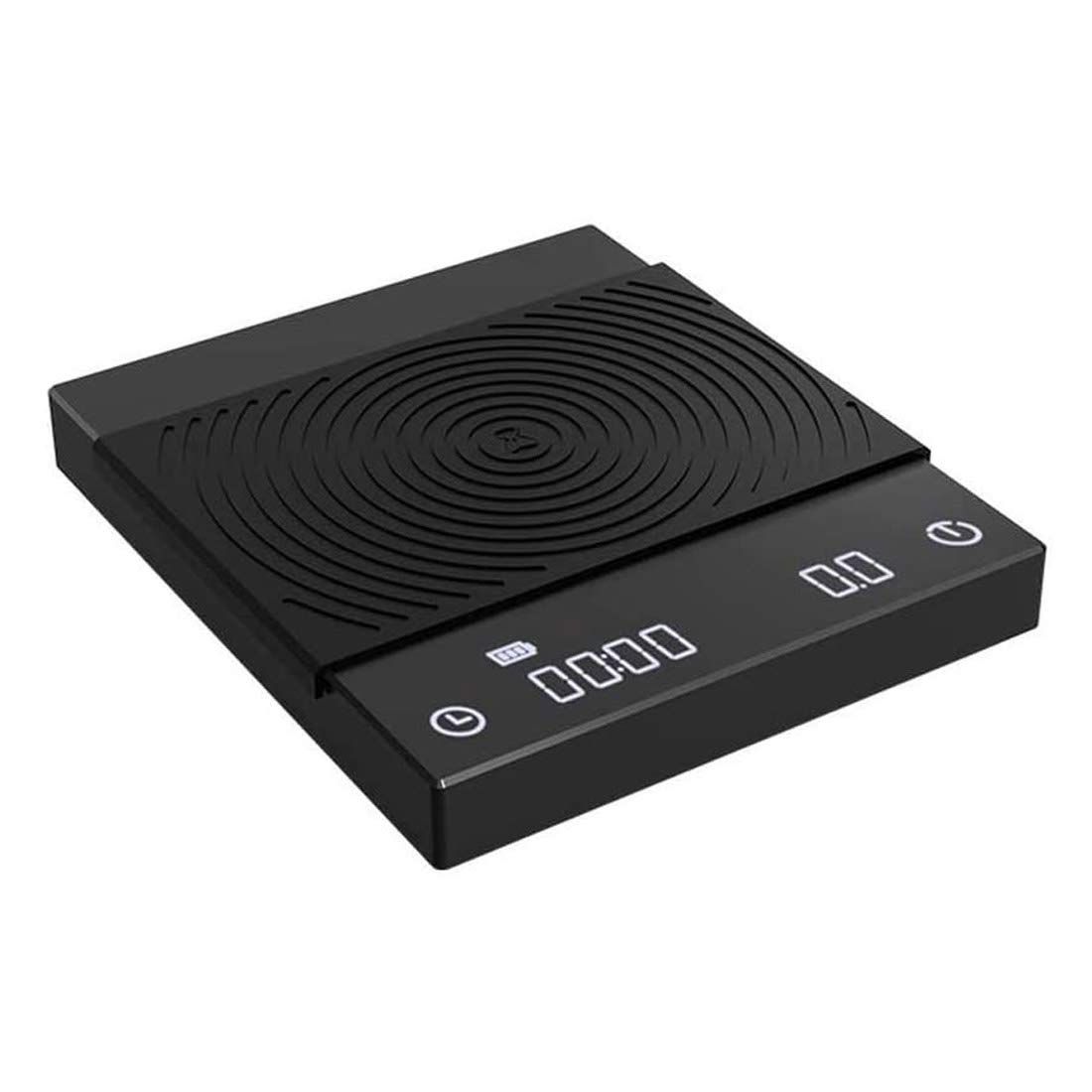 Coffee Scale,Espresso Scale,Weigh Digital Coffee Scale with Timer,2000 Grams (Black)