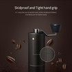 Chestnut C2 Manual Coffee Grinder Capacity 25g with CNC Stainless Steel Conical Burr - Internal Adjustable Setting,Double Bearing Positioning,French Press Coffee for Hand Grinder Gift (White)