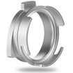 54 mm Hands-Free Dosing Funnel Compatible with Breville Barista Portafilters,Replacement Funnel Accessories for Home or Cafe Use (Silver)