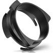 54 mm Hands-Free Dosing Funnel Compatible with Breville Barista Portafilters,Replacement Funnel Accessories for Home or Cafe Use (Black)