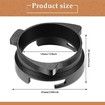 54 mm Hands-Free Dosing Funnel Compatible with Breville Barista Portafilters,Replacement Funnel Accessories for Home or Cafe Use (Black)