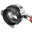 54 mm Hands-Free Dosing Funnel Compatible with Breville Barista Portafilters,Replacement Funnel Accessories for Home or Cafe Use (Black)