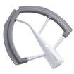 Flex Edge Beater Kitchenaid Mixer Accessory Tilt Head Stand 4.5-5 Quart Bowls Silicone Edges White Kitchen Baking Tool Efficient Mixing