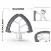 Flex Edge Beater Kitchenaid Mixer Accessory Tilt Head Stand 4.5-5 Quart Bowls Silicone Edges White Kitchen Baking Tool Efficient Mixing