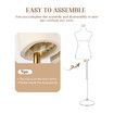 Female Mannequin Dummy Model Manikin Dressmaking Dress Form Upper Torso Adjustable Detachable Fashion Clothing Wedding Dress Display Stand 200cm