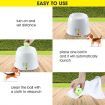 Dog Ball Launcher Automatic Thrower Fetch Throwing Machine Adjustable Distance 3 Coloured Silicone Balls Waterproof Dirt Resistant Petscene