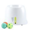 Dog Ball Launcher Automatic Thrower Fetch Throwing Machine Adjustable Distance 3 Coloured Silicone Balls Waterproof Dirt Resistant Petscene