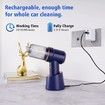 Handheld Vacuum and Air Duster, Wet/Dry Use, Portable Vacuum with Multiple Nozzles and Floor Brush for Vehicle/Home/Office