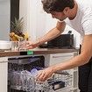 Dishwasher Magnet Clean Dirty Sign Non-Scratch Kitchen Magnetic Label Strong Clear Indicator Black
