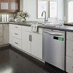 Dishwasher Magnet Clean Dirty Sign Non-Scratch Kitchen Magnetic Label Strong Clear Indicator Black