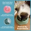 Slow Feeder Dog Bowl Anti-Chocking Slower Feeding Puzzle Bowl, Interactive Bloat Stop Food Dishes Non-Slide Lick Treat for Small Medium Dogs (Green)