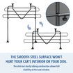 Dog Pet Cat Car Barrier Puppy Vehicle Divider Fence Safety Gate Partition Separator Guard Seat Tubular for SUV Cargo Truck Adjustable