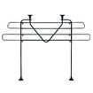Dog Pet Cat Car Barrier Puppy Vehicle Divider Fence Safety Gate Partition Separator Guard Seat Tubular for SUV Cargo Truck Adjustable