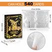 540cards Trading Card Binder PP COVER Yugioh Cards Pokemon TCG Card Album Book Cartoon Anime Game Collectors Folder Holder Gift 9 Pockets 30 pages