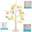 Easter Decorations, Lighted Easter Egg,Battery Powered Adjustable Branches, Artificial Twig Tree for Bedroom Home Centerpiece Decor