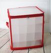 Christmas Ornament Storage Box Hold 64 Christmas Balls Holiday Ornaments Xmas Holiday Ornament Storage Cube Organizer Christmas Chest with Dividers