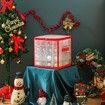 Christmas Ornament Storage Box Hold 64 Christmas Balls Holiday Ornaments Xmas Holiday Ornament Storage Cube Organizer Christmas Chest with Dividers