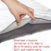Satin Pillowcase Set of 2 Silk Pillow Cases for Hair and Skin Satin Pillow Covers 2 Pack with Envelope Closure (51*76cm White)