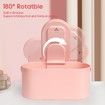 Travel Makeup Case Cosmetic Organizer Box with LED Vanity Mirror Storage Case Portable for Women Girls