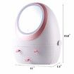 LED Makeup Organizer Modern Jewelry and Cosmetic Display Cases with Led Lighted Mirror for Bathroom Dresser