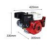 6.5HP 196CC 4-Stroke Petrol Engine -Electric Start