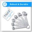 Stainless Steel Measuring Cups & Spoons Set,Cups and Spoons,Kitchen Gadgets for Cooking & Baking (7+6)
