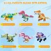 Prefilled Easter Eggs with Insect Building Blocks,Easy Assemble Surprise Easter Egg Toys Easter Party Favors,Easter Basket Stuffers,Easter Egg Hunting,Classroom Prize Toys (12 Pcs)