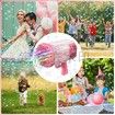 Bubble Machine Gun Pink Toys,69 Holes Bubble Guns with Thousands Bubbles and Colorful Lights,Cool Outdoor Toys Fun Gifts (Pink)
