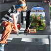 Minecraft Adventure Backpack for Boys for School, Camping, Travel, Outdoors and Fun (Green)