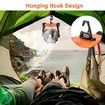 Portable Rechargeable Camping Fan with Light USB Powered 270° Rotation Battery Operated Tent Fan for Travel