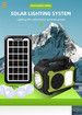 Power Station 6v 3.5W Solar Generator Panel Flashlights AUX FM MP3 PLAYER Radio 10K mAH Battery USB DC Outlets Outdoor Camping Emergency HurricaneFish