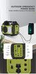 Power Station 6v 3.5W Solar Generator Panel Flashlights AUX FM MP3 PLAYER Radio 10K mAH Battery USB DC Outlets Outdoor Camping Emergency HurricaneFish