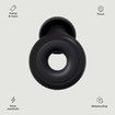1 Pair Experience Plus Earplugs, Noise Reduction Ear Plugs Black