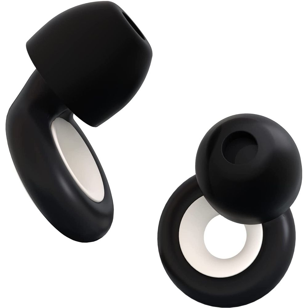 1 Pair Experience Plus Earplugs, Noise Reduction Ear Plugs Black