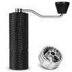 Manual Coffee Grinder,Stainless Steel Conical Burr Coffee Grinder Manual,Hand Coffee Grinder with Adjustable Setting,for Espresso to French Press - Chestnut C3,Black