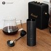 Manual Coffee Grinder,Stainless Steel Conical Burr Coffee Grinder Manual,Hand Coffee Grinder with Adjustable Setting,for Espresso to French Press - Chestnut C3,Black