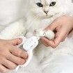 Pet Nail Clipper with LED & -U-V Light Claw Trimmer with Ultra LED Light for Dog Cat Small Animals-Green