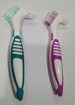 2 Pack Denture Cleaning Brush Set, Premium Hygiene Denture Cleaner Set (Random Colour)